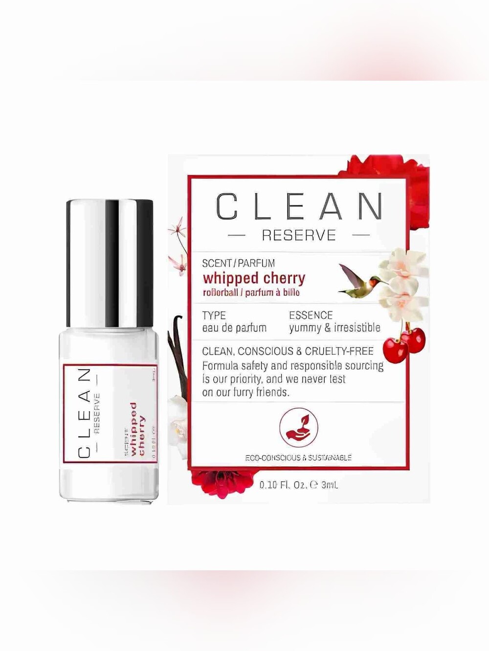 SALE! 🆕 CLEAN RESERVE - WHIPPED CHERRY 3ML ROLLERBALL NIB